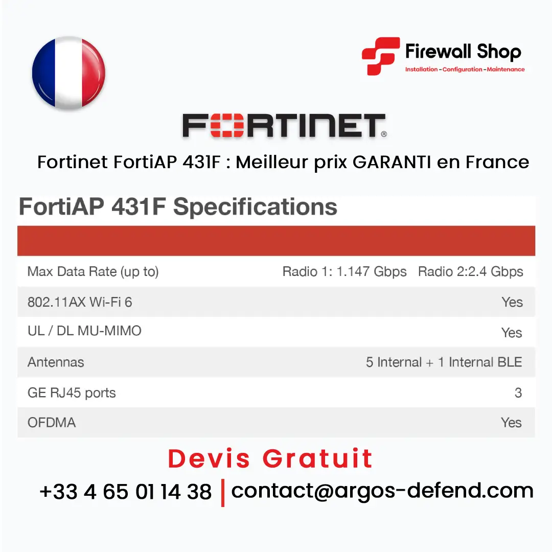 FortiAP 431F -France